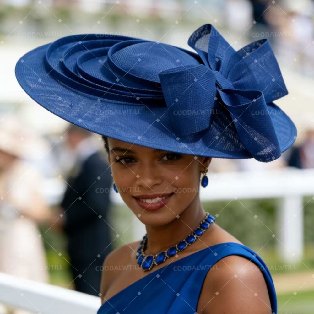 Women'S Fashion Kentucky Derby - Большой головной убор-фасинатор с бантом в