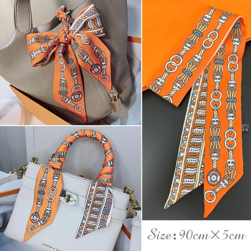 Women Fashion Necktie - Модный узкий шелковый шарф для женщин,