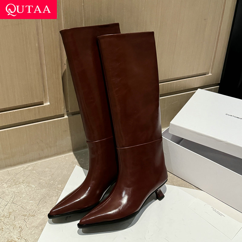 QUTAA Fashion News Женские сап – обзор и цена Women'S Fashion Knee High Boots