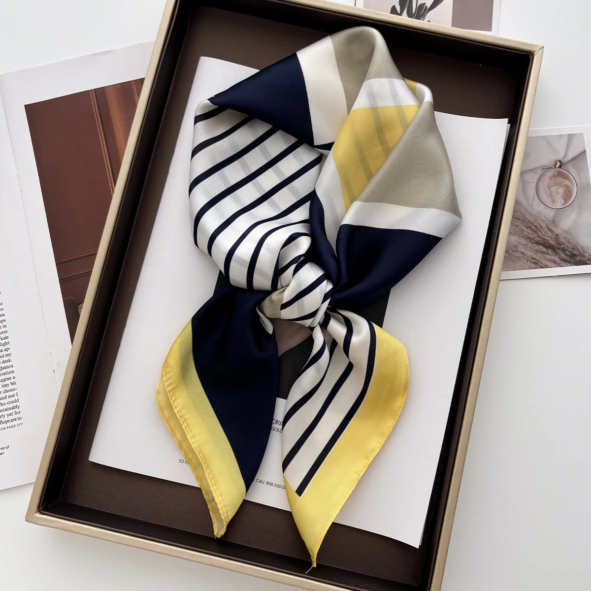 70 см женский мягкий атласный  – обзор и цена Women Fashion Necktie