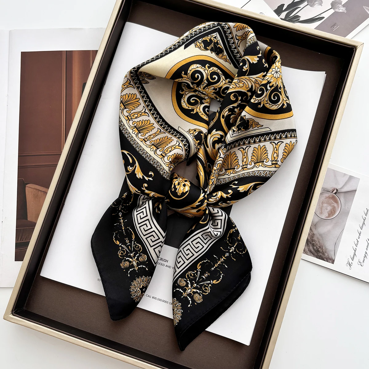 70 см женский мягкий атласный  – обзор и цена Women Fashion Necktie