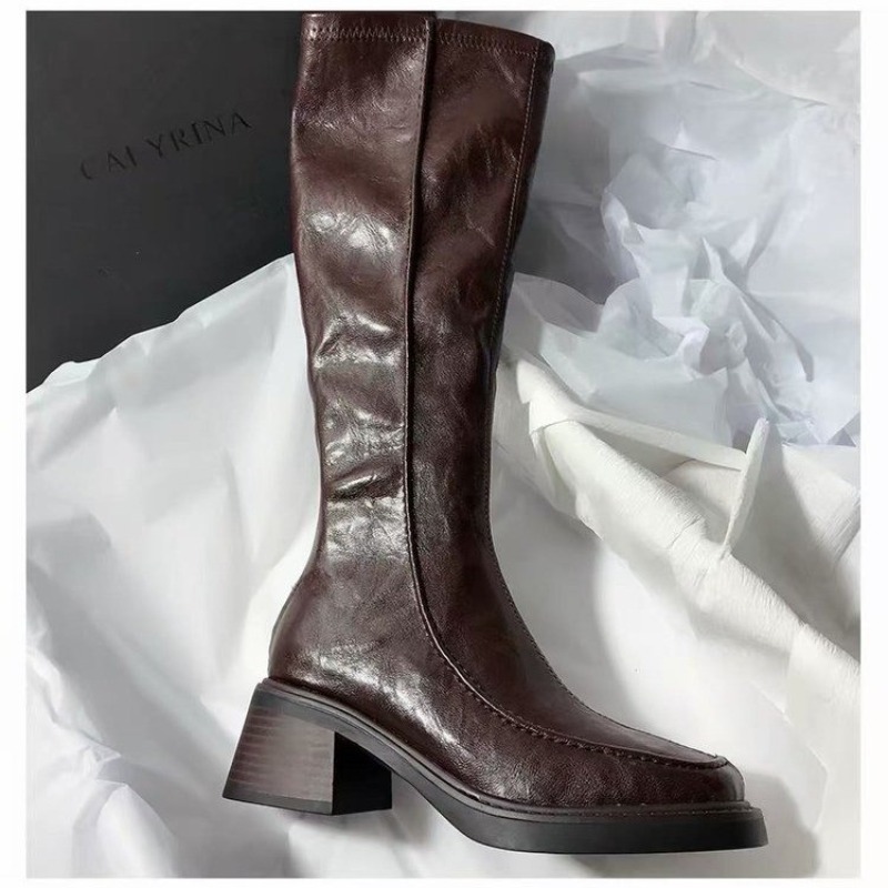 Женские высокие ботинки с круг – обзор и цена Women'S Fashion Knee High Boots