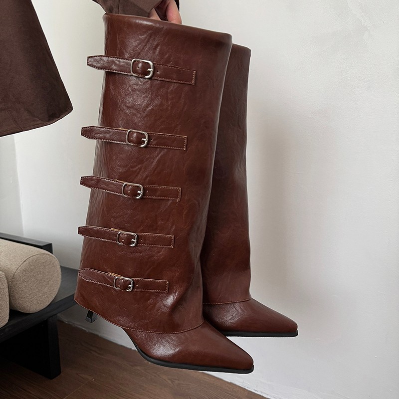 Новые осенне-зимние женские са – обзор и цена Women'S Fashion Knee High Boots