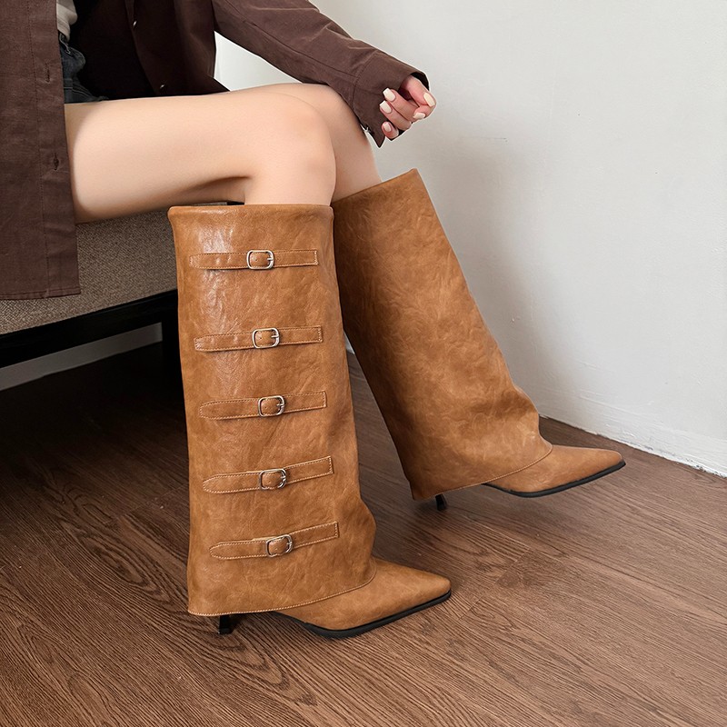 Новые осенне-зимние женские са – обзор и цена Women'S Fashion Knee High Boots