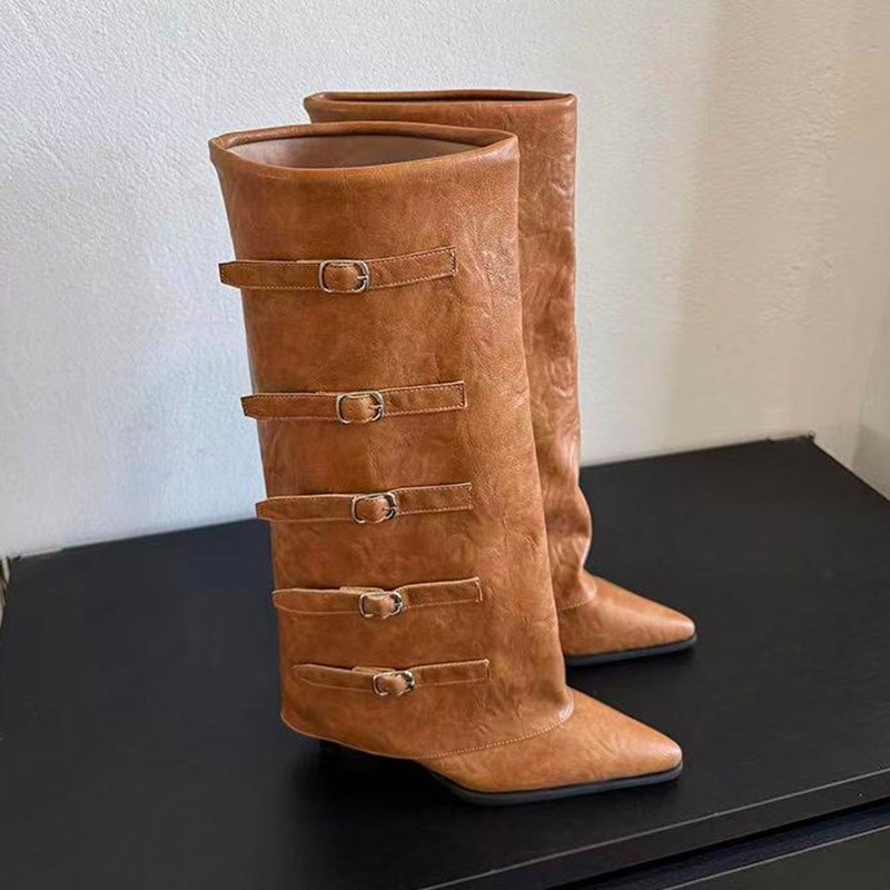 Новые осенне-зимние женские са – обзор и цена Women'S Fashion Knee High Boots
