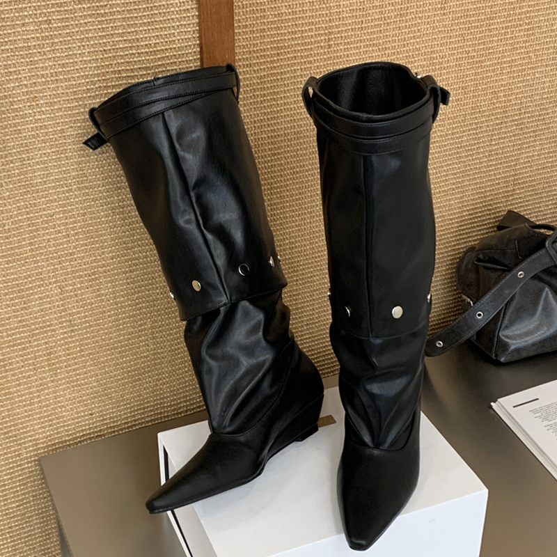 Новые модные женские сапоги до – обзор и цена Women'S Fashion Knee High Boots