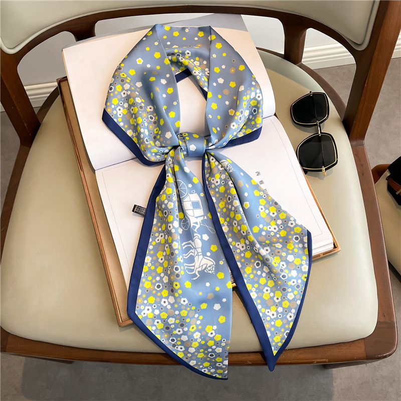 Модный длинный шелковый шарф с – обзор и цена Women Fashion Necktie
