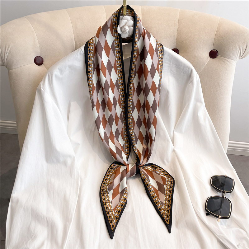 Модный длинный шелковый шарф с – обзор и цена Women Fashion Necktie