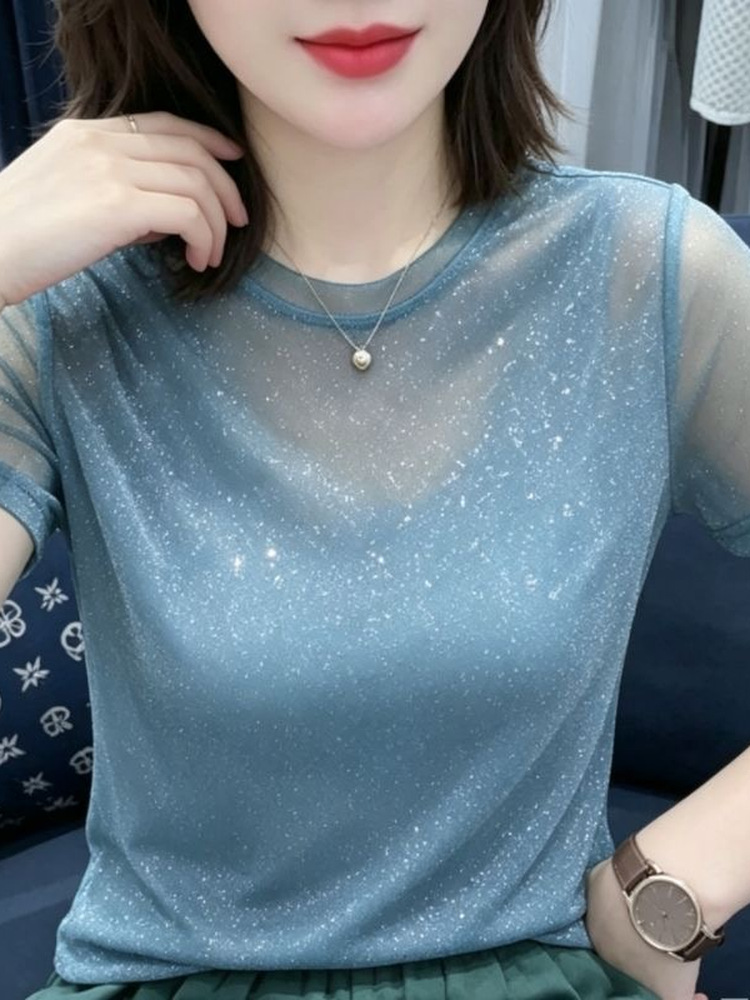 Блестящая кружевная футболка б – обзор и цена Women Fashion Over The Years